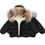 Thumbnail: Fur Hood Down Coat Jackets Fleece Thick Warm Heavyweight Toddler Outerwear