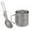 Thumbnail: Cookware Set Titanium Cup Cookware Tea Coffee Water Mug Portable
