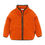 Thumbnail: Fleece Jacket Lightweight Zip Up Stand-up Collar Solid Kids Coat 