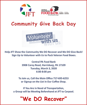Please Help JFT Give Back