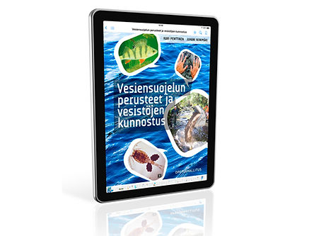 ePub3-kirja Opetushallituksen Vesiensuojelu-julkaisu