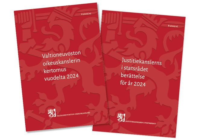 Valtioneuvoston oikeuskanslerin kertomukset vuodelta 2024