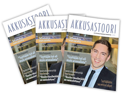 Valtakunnansyyttäjänviraston Akkusastoori sidosryhmälehti