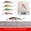 Thumbnail: 56pcs Premium Minnow Fishing Lure Set - Durable ABS Plastic, Realistic Hard Bait