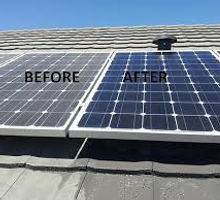 Before n After Solar Cleaning