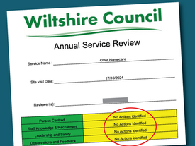 Perfect Score in Wiltshire Council Quality Assurance Framework Inspection