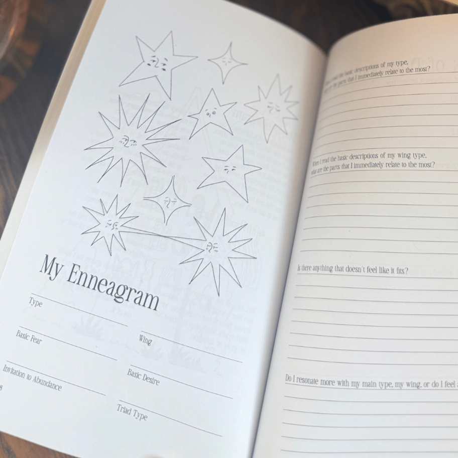 Peek inside the Alchemy of Me Workbook’s Enneagram section. Explore guided prompts, exercises, and reflections.