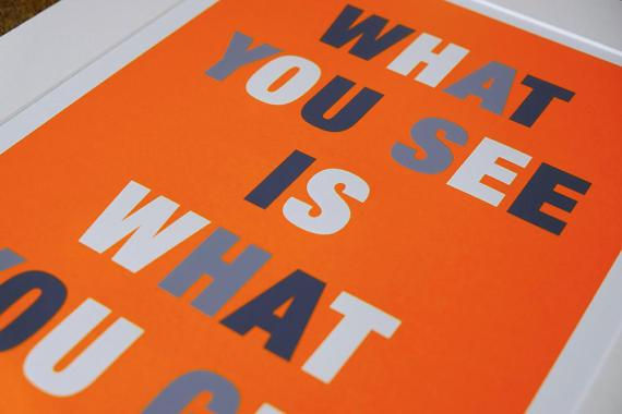 Thumbnail: WHAT YOU SEE IS WHAT YOU GET