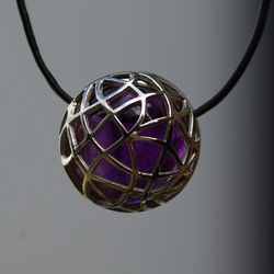 Bibi Half Minstrel Pend. w. Amethyst