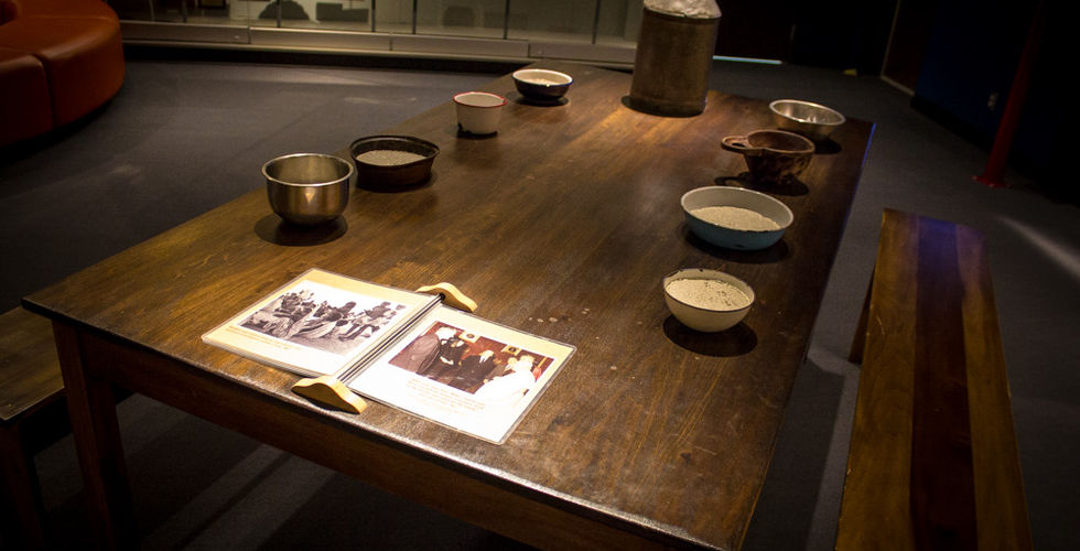 McGovern Museum South Dakota table