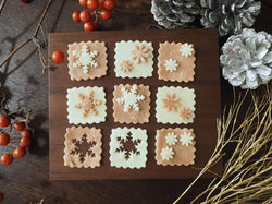 雪の結晶パッチワーク