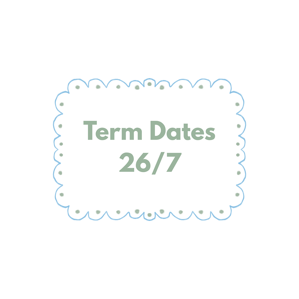 Term Dates 26/7