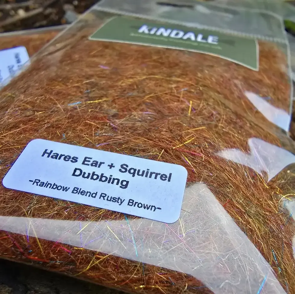 Thumbnail:  Hares ear + Squirrel Rainbow Blend