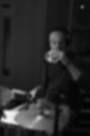 Brian studio with tea Dec 2014