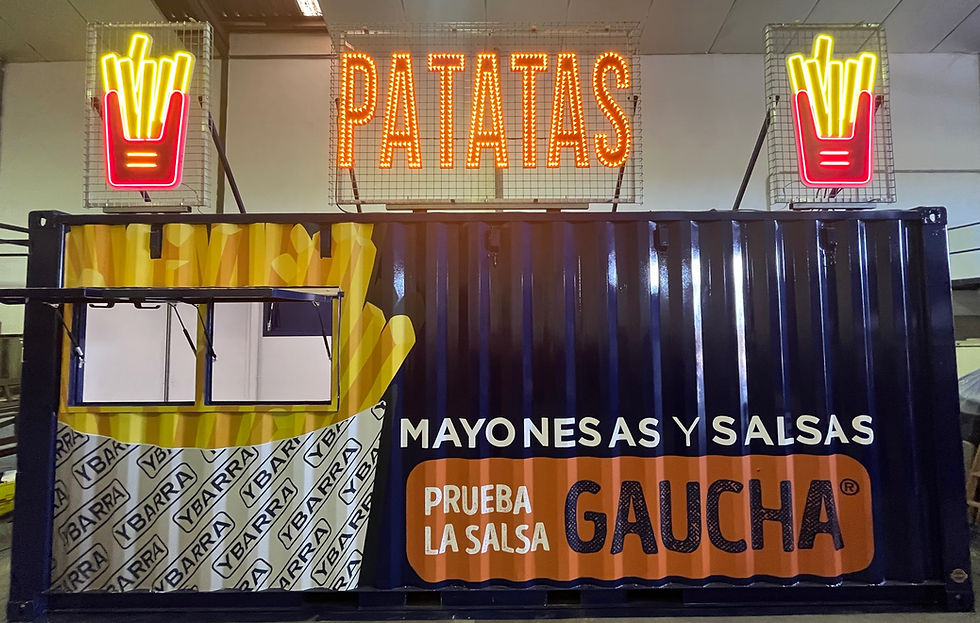 Contenedor marítimo convertido en food truck – Bread and Butter Garage