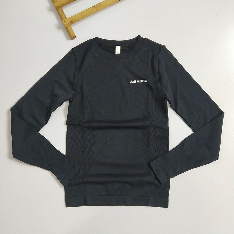 Thumbnail: Women's Buttery Soft Crew Neck Compression Long Sleeve - Quick Dry Athletic Top 