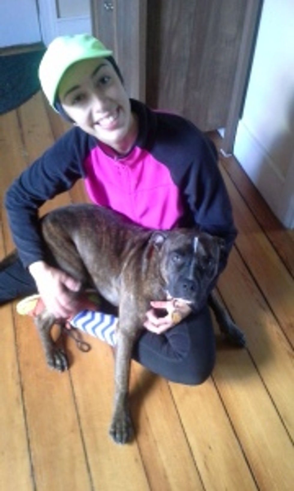 Post early morning run with Bosco and the hubs!