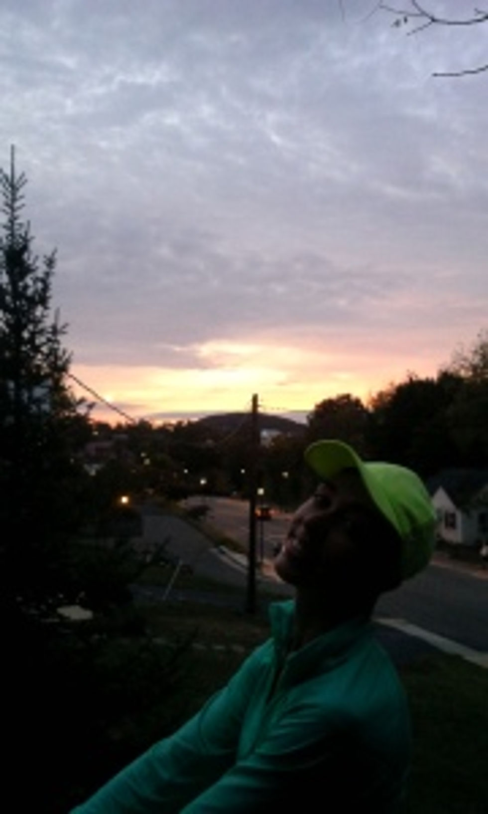 Sunrise run with the hubs.