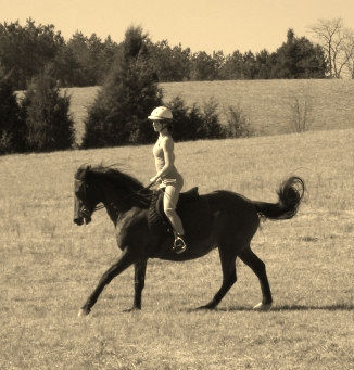 Ashah and I dancing in the front yard together.