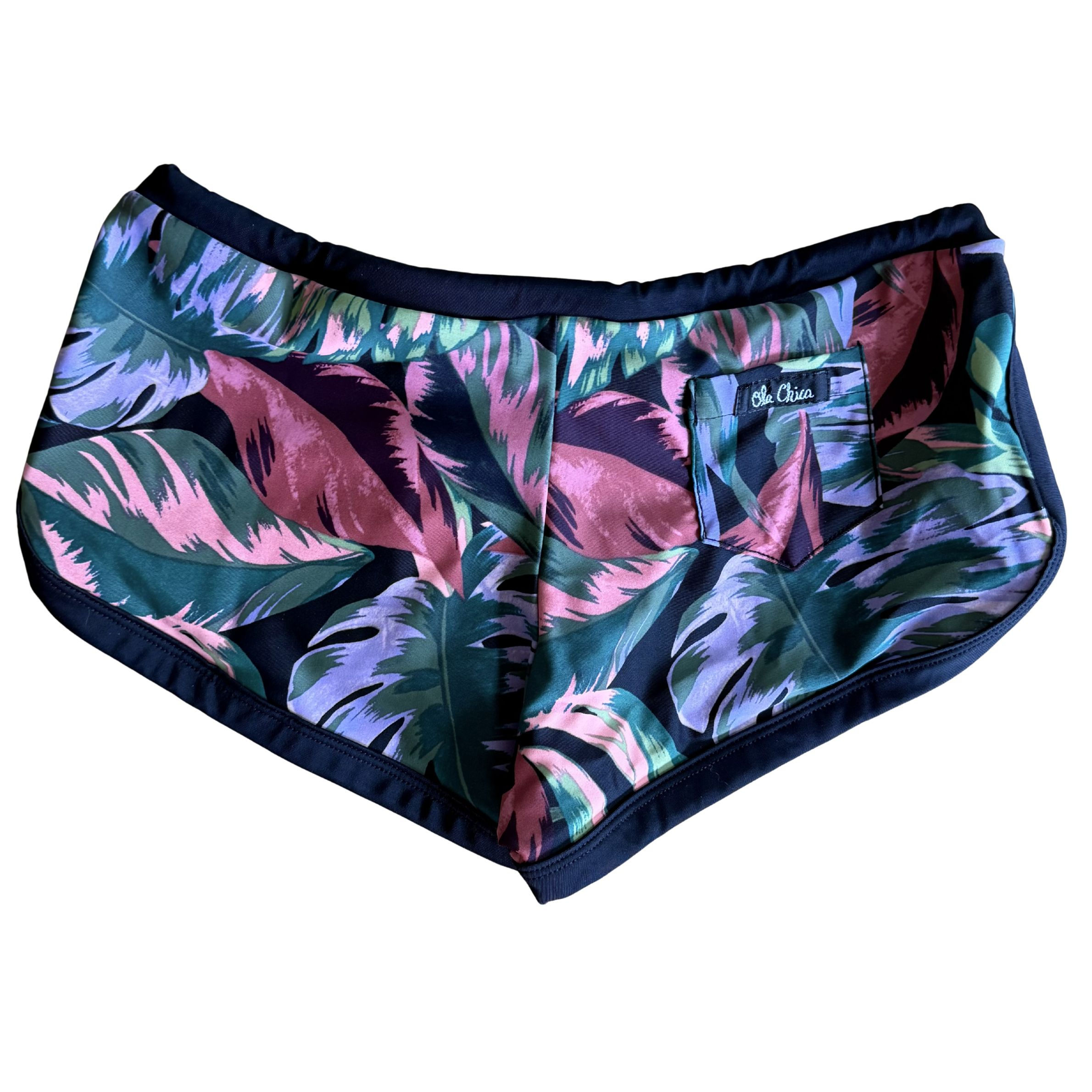 Black Paradise Booty Shorts