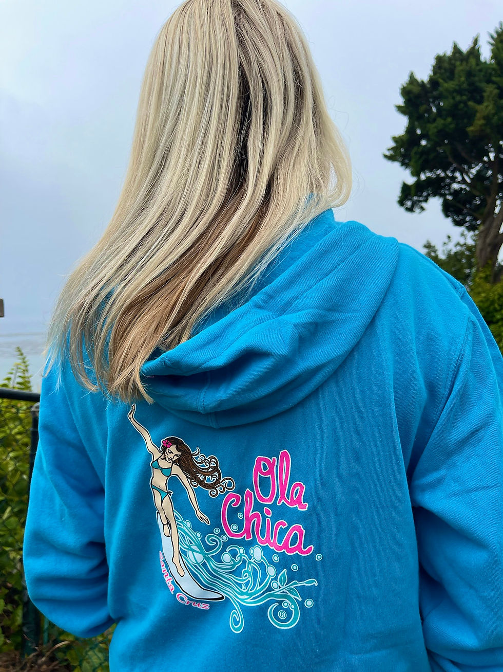 Thumbnail: Ola Turquoise Hoodie