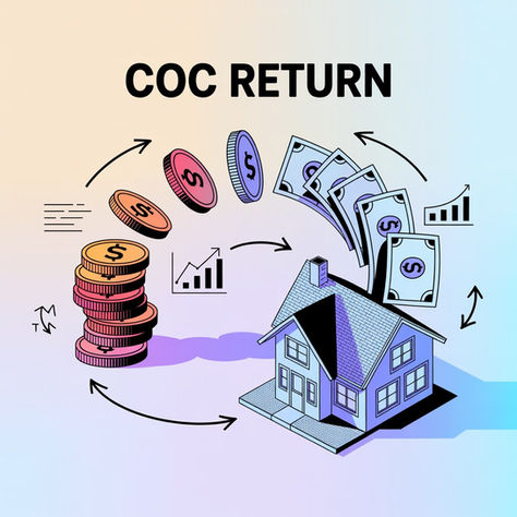 Illustration of cash-on-cash return formula with NYC multifamily rental context