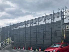店舗建物の雨漏りに伴う外装・防水改修工事