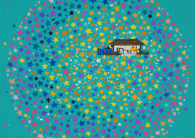 달님달님  종이에잉크오일파스텔색연필자개 330x330 2022 110만원.jpg