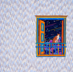 행복이 사는집(2)_34.0x34.0cm_종이에 잉크 색연필 자개_2022_120만원.png