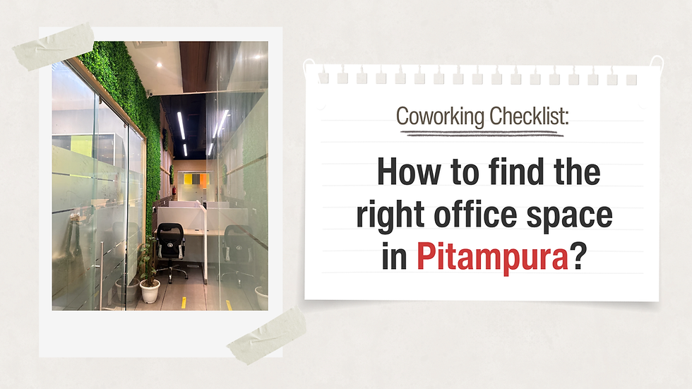 coworking space in pitampura