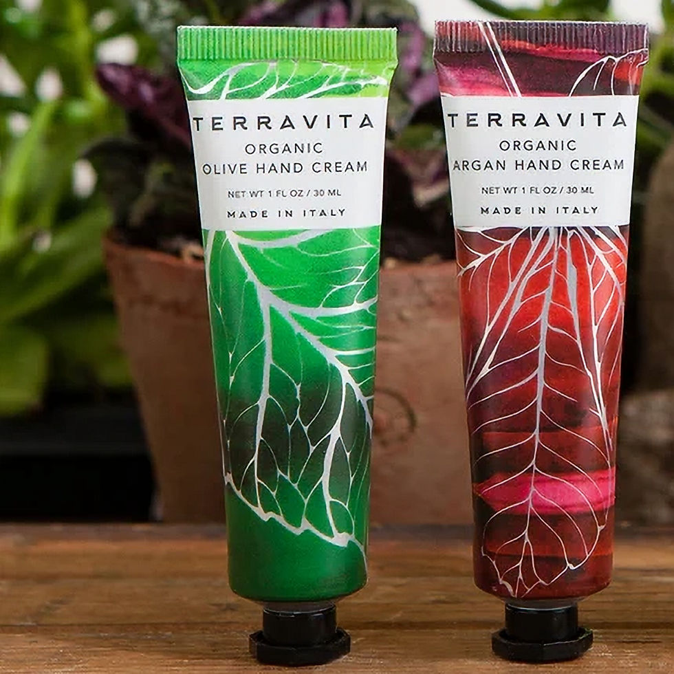 terravita organic hand cream - argan and olive oil
