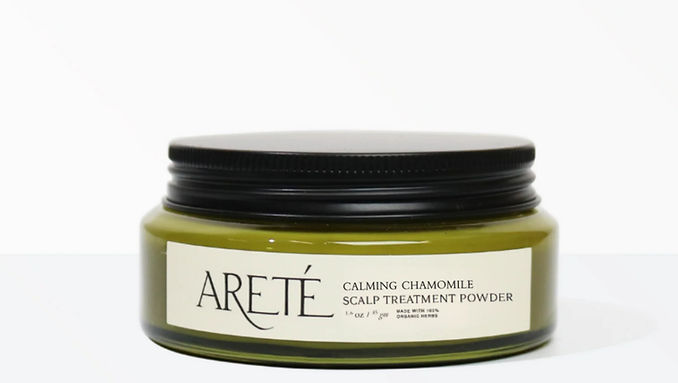 arete calming chamomile scalp treatment powder