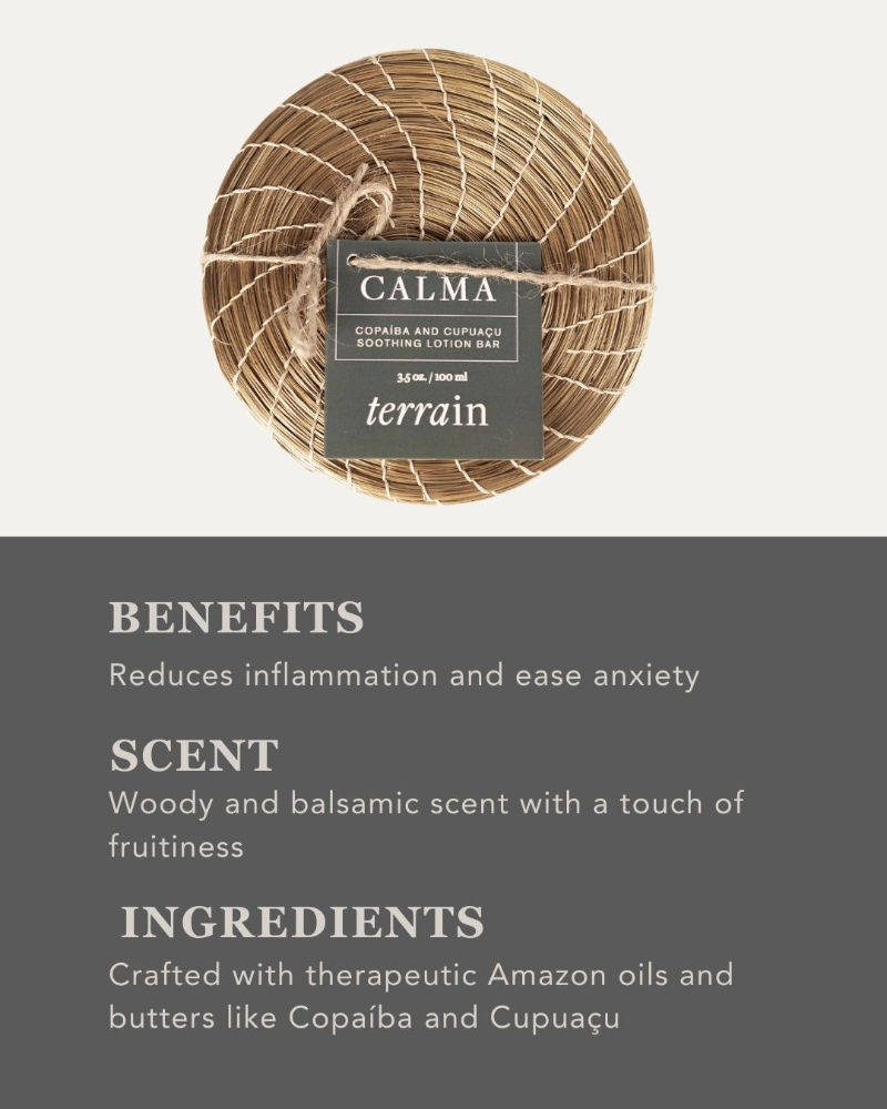Thumbnail: Terrain Brazilian Botanicals Calma Lotion Bar