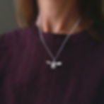 Silver Bumble Bee Necklace by rock rose jewellery