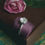Thumbnail: ladies silver ring with rosebud on top - rock rose jewellery