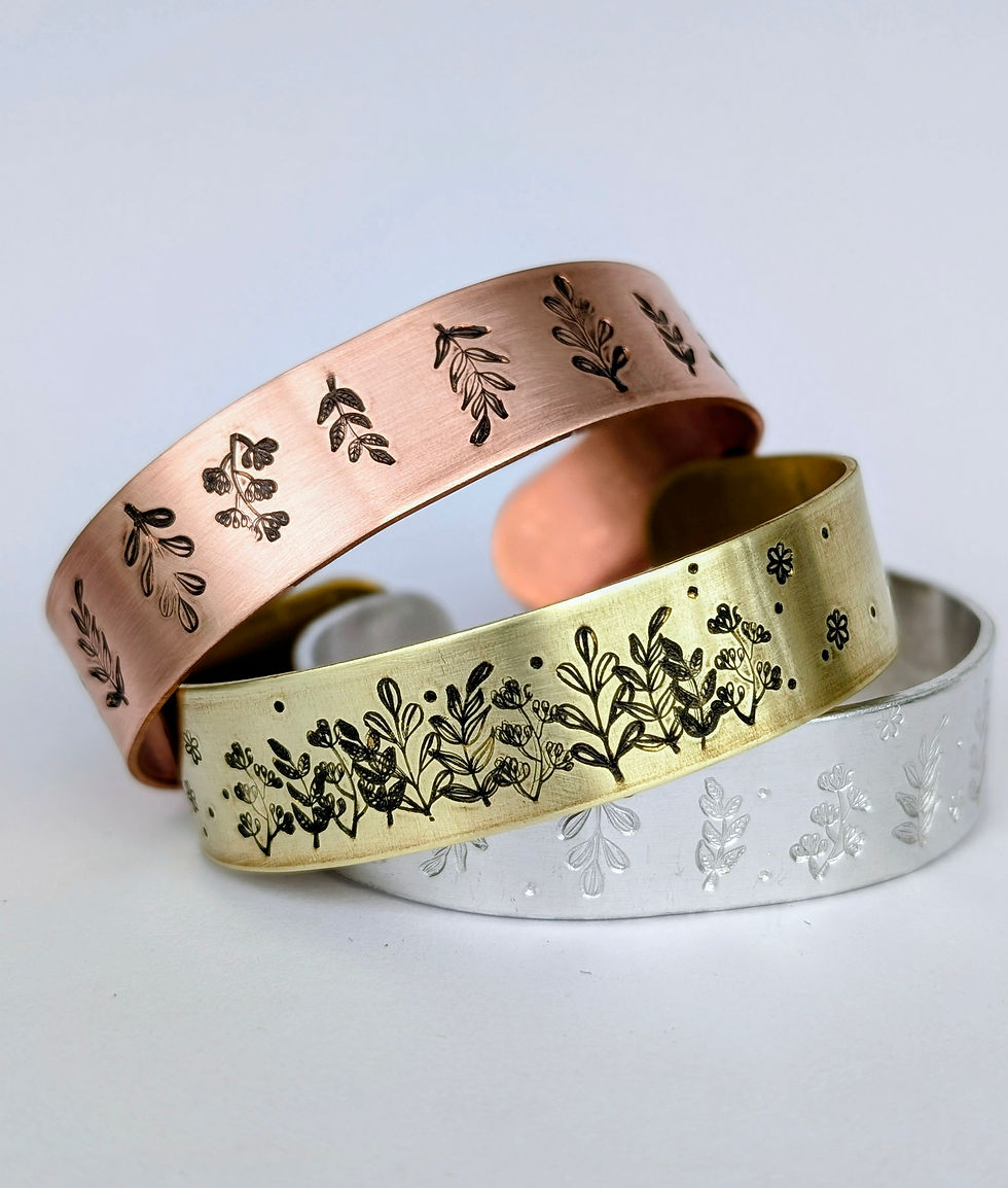 Metal Stamping Workshop - Cuffs