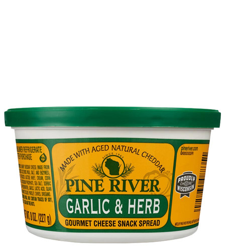 Garlic and Herb Cheese Spread – Cheese Snacks | Pine River
