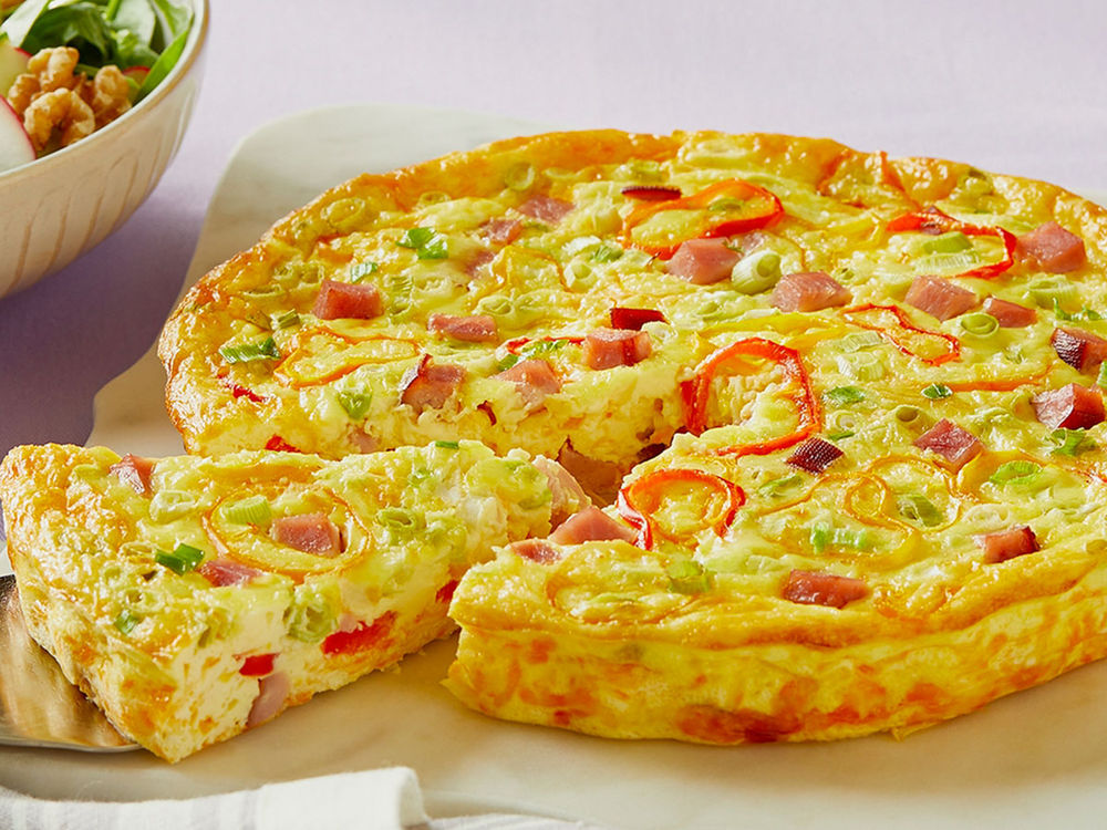 Pepper Jack Crustless Quiche