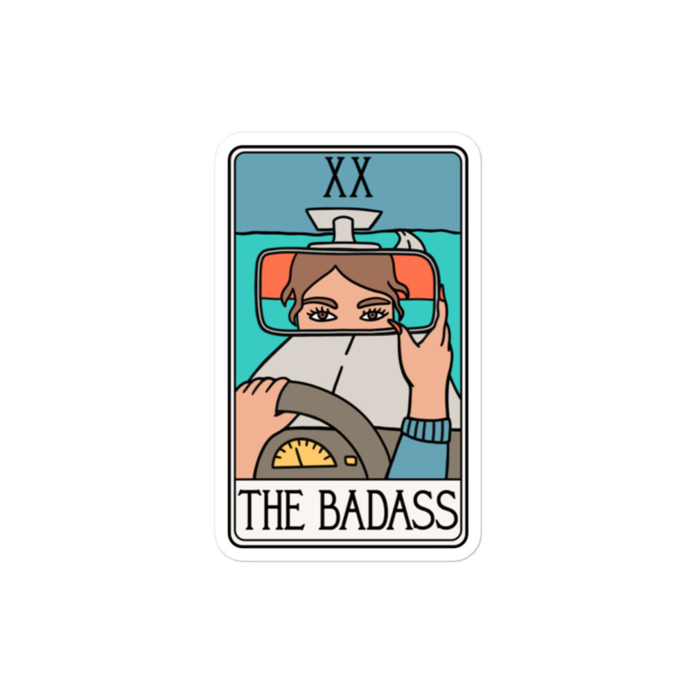 The Badass Tarot Sticker