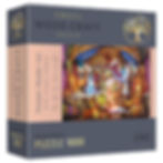 box of magical chamber wood craft 1000 piece jigsaw puzzle feauturing antiques, oddities, animals and gadgets