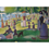 Thumbnail: Complete image of finished Surat puzzle featuring people by the water made using small dots