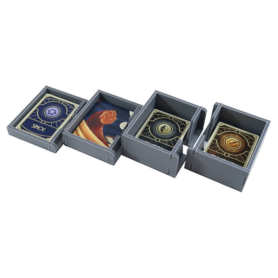 Thumbnail: Dune imperium board game cards boardgame box organizer kit set movie organization messy pieces meeple