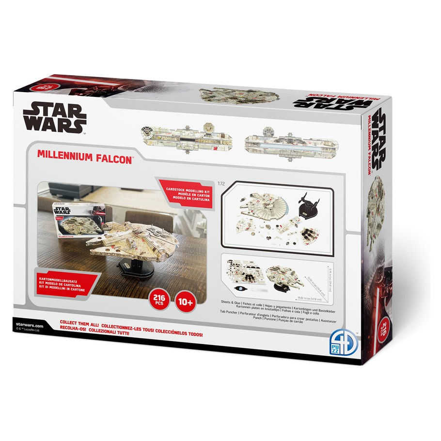 Thumbnail: Millennium Falcon Star Wars Paper Model Kit