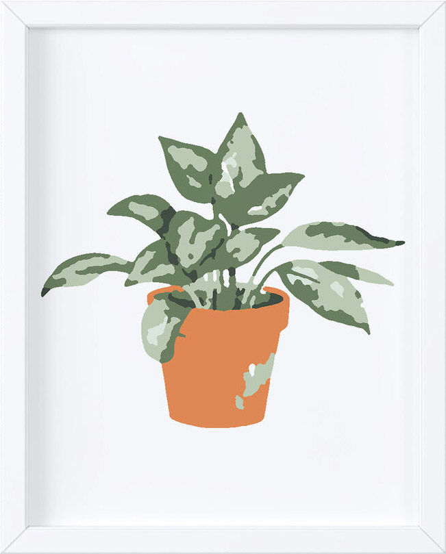 Thumbnail: Tropical Potted Plants Paint-by-Number Kit