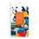 Thumbnail: Cover of Frank Lloyd Wright Paint-In Print Set featuring a half completed geometric postcard