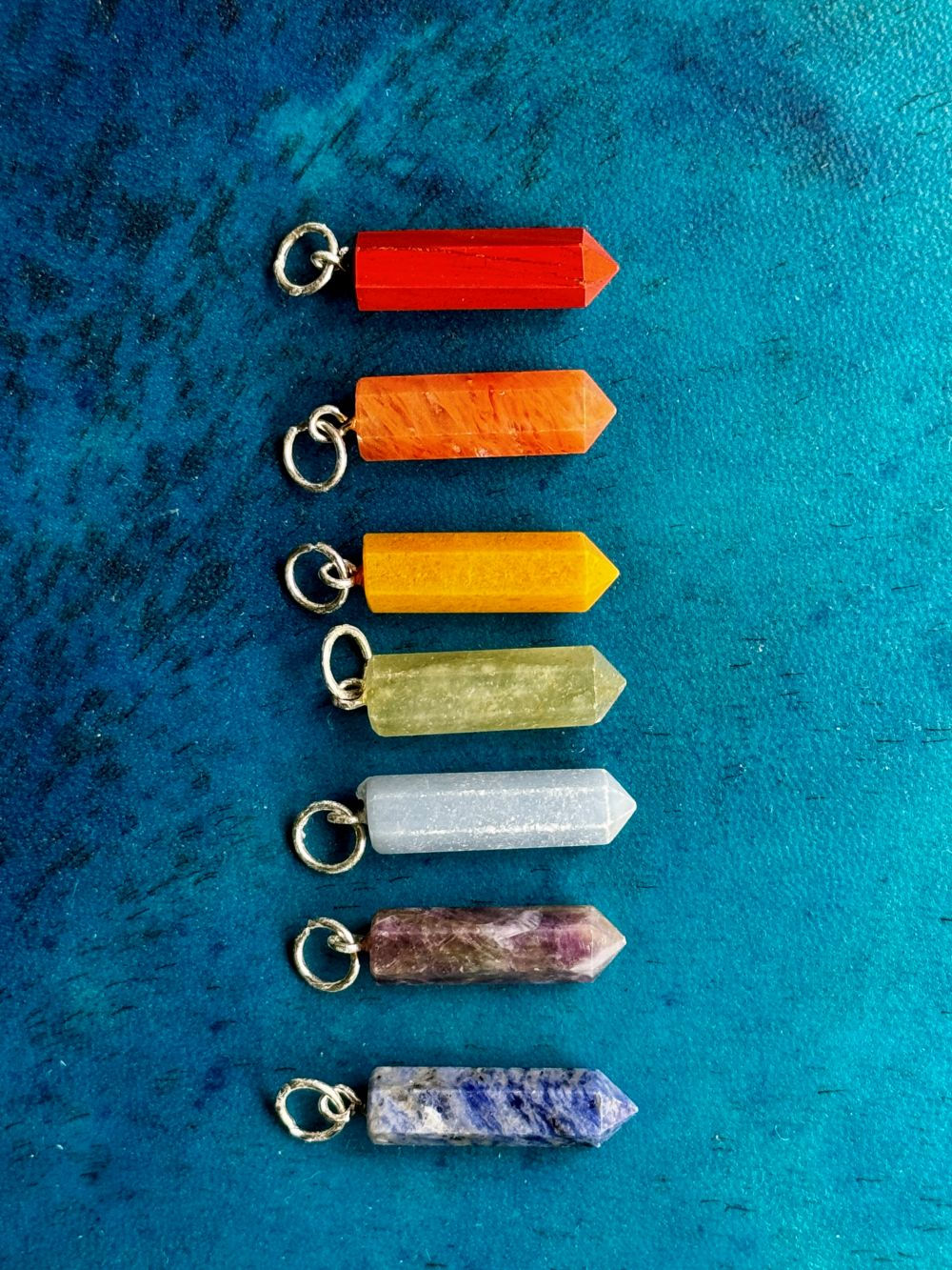 Chakra krystallsett - 7 anheng