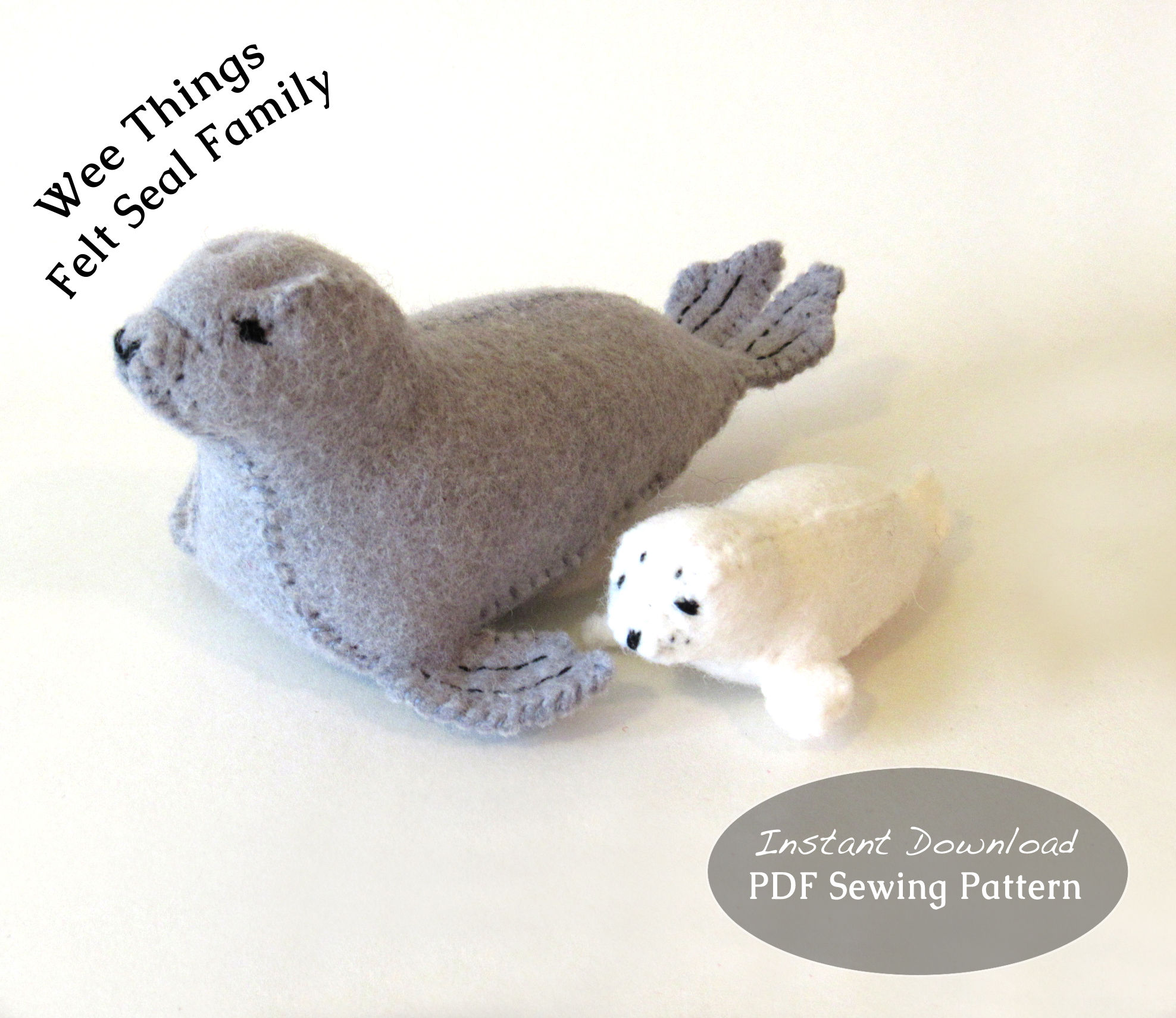Seal Family PDF Sewing Pattern