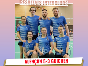 Deux victoires 5-3 pour les équipes de nationale 2 et 3 ce week-end !