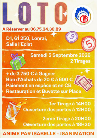 Le CAB lance son premier loto !!!