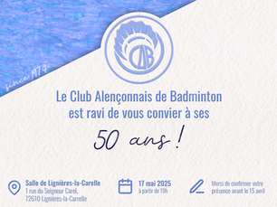 Joyeux 50 ans le CAB !